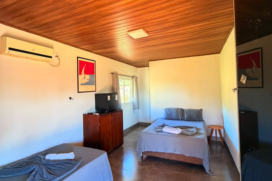 Outro ângulo do quarto do Apartamento Sobrado 2